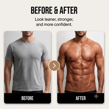 💪 3D Muscle Print T-Shirt – Funny Abs Graphic Party Tee