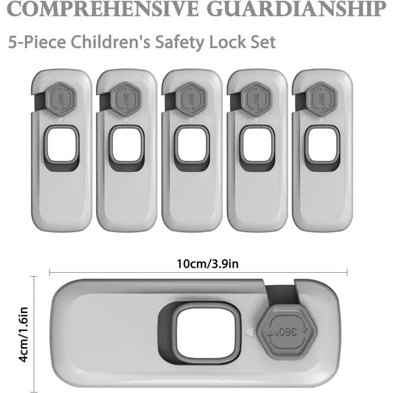 5 Pack Proof Refrigerator Lock, Proofing Cabinet Locks, oven lock safety, fridge lock1