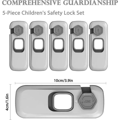 5 Pack Proof Refrigerator Lock, Proofing Cabinet Locks, oven lock safety, fridge lock1