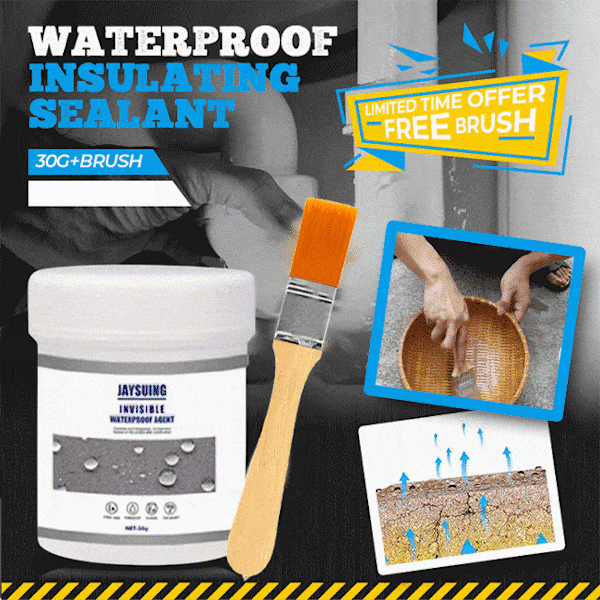 "Summer Hot Sale " Waterproof Insulating Sealant（Gift Free Brushes）