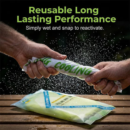 🧊BUY MORE SAVE MORE💦 Instant cooling towel – portable, breathable, perfect for workouts & travel!