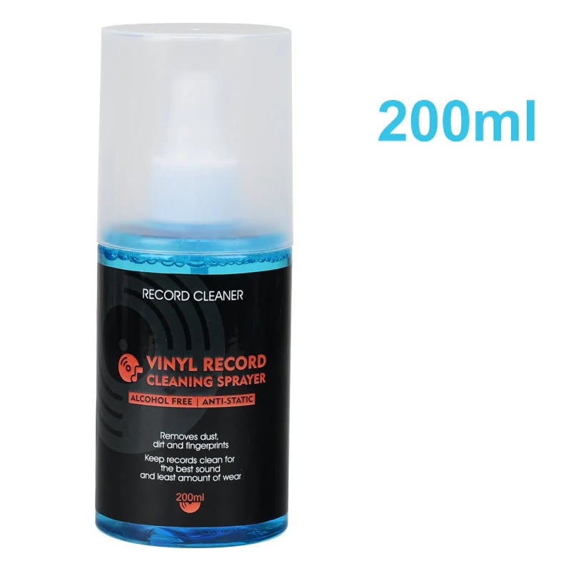 🎵 LIMITED-TIME 50% OFF! 💥 Anti-Static Vinyl Record Cleaning Spray – Dust Removal, Alcohol-Free, Easy Mist ✨