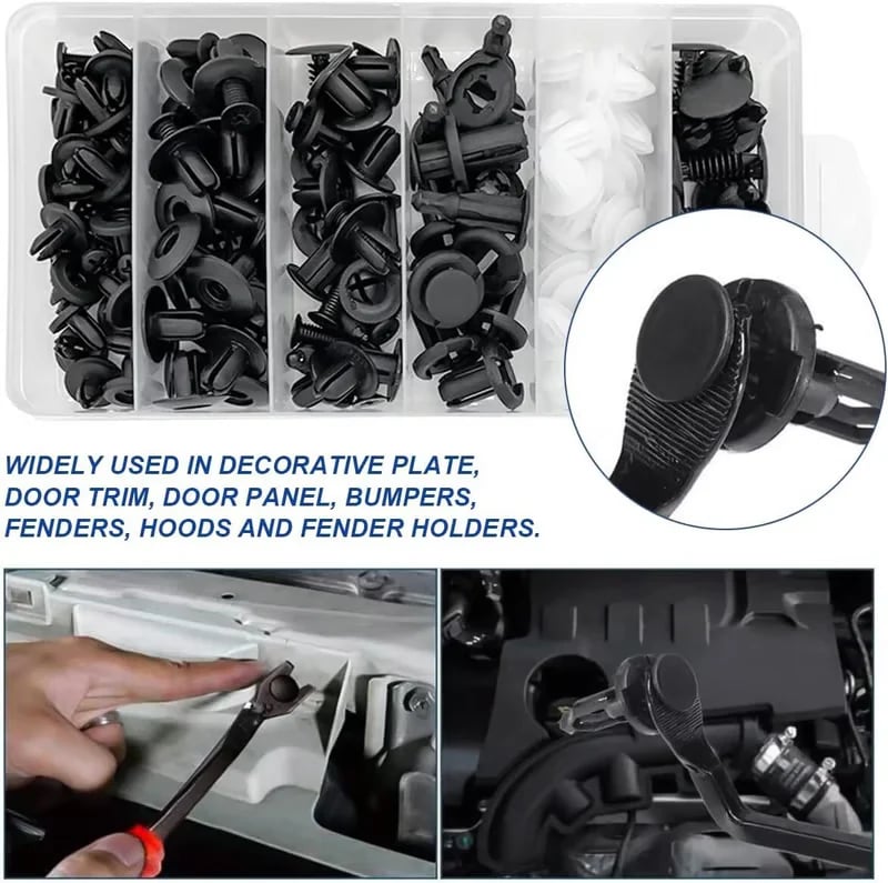 🔥100pcs Car Clip Set  - Buy 3 Get 1 Free
