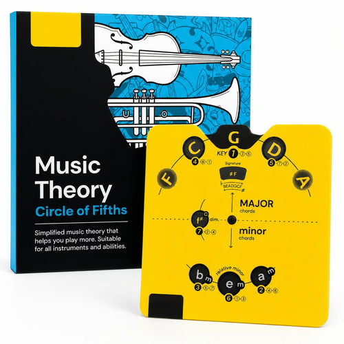 🔥 Last Day 49% OFF – Circle of Fifths Music Theory Wheel Set | Hands-On Chord, Key Signature & Songwriting Guide for Musicians🎹🎸💕