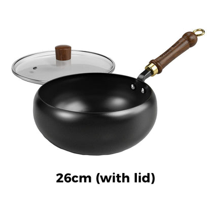 🍳Professional-Grade Uncoated Iron Pot