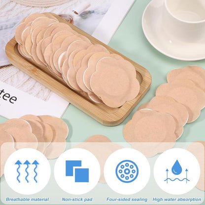 🏆Flash Sale⚡ 50K+ SOLD! Almost Gone-💥50pcs Pack Wrap for Belly Button, Self-Adhesive  Patches Cover Patch Organic Disposable Spunlace Cloth Highly Absorbent Pad with Cotton, Oil Not Included (Skin Color)