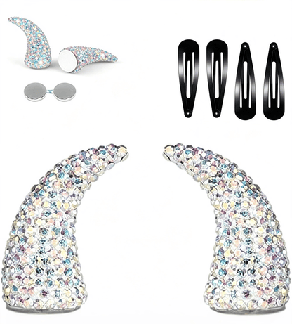 💥 LAST DAY 49% OFF - 😈✨ Cute Sparkle Magnetic Devil Horns