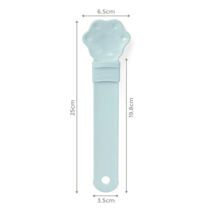 🎉 Cute Paw Shaped Cat Treat Squeeze Spoon | No Waste Pet Snack Feeder 🎉