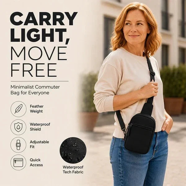 🔥🔥Upgraded Travel Sling Bag 2.0 – Anti-Theft & 500D Durability