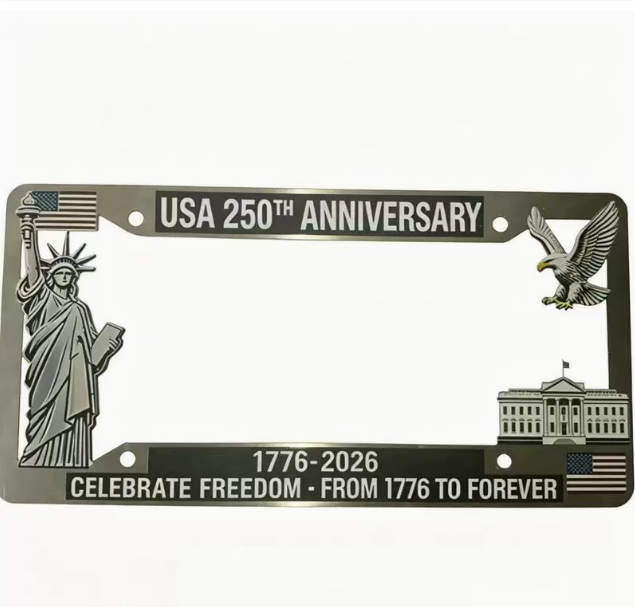 🔥 🇺🇸 250th Anniversary Commemorative License Plate Frame🗽