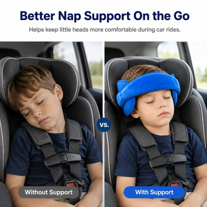 📢📢49% OFF !! ⏰😴 Kids Car Seat Head Support Strap | Toddler Sleep Head Stabilizer for Car Travel