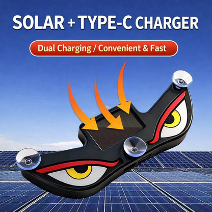 🔥Solar Demon Eye LED Car Window Light