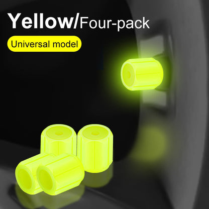 🔥🚗Glow-in-the-Dark Tire Caps 💡