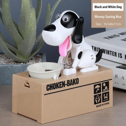 Creative Electric Cartoon Dog Money-saving Canister
