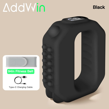 2026 Upgraded Cordless Fascia Ring Massager | Deep Tissue Muscle Recovery for Waist & Back | Adjustable Strap Fits Up to 55" Waist | Rechargeable & Portable