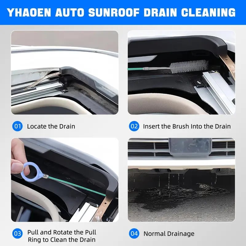 💥Hot Sale 50% OFF-Car Sunroof Drain Clog Remover - 197inch(5m)