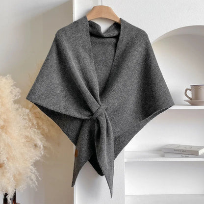 🔥 HOT SALE 🔥🍂Women's Solid-Color Cashmere Scarf🍁 Casual Soft Comfortable Shawl for Daily Wear