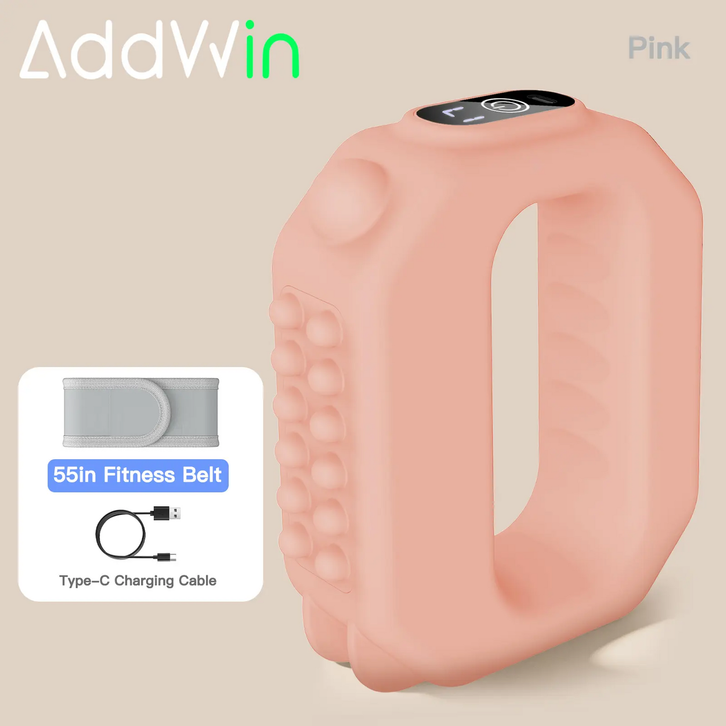 2026 Upgraded Cordless Fascia Ring Massager | Deep Tissue Muscle Recovery for Waist & Back | Adjustable Strap Fits Up to 55" Waist | Rechargeable & Portable