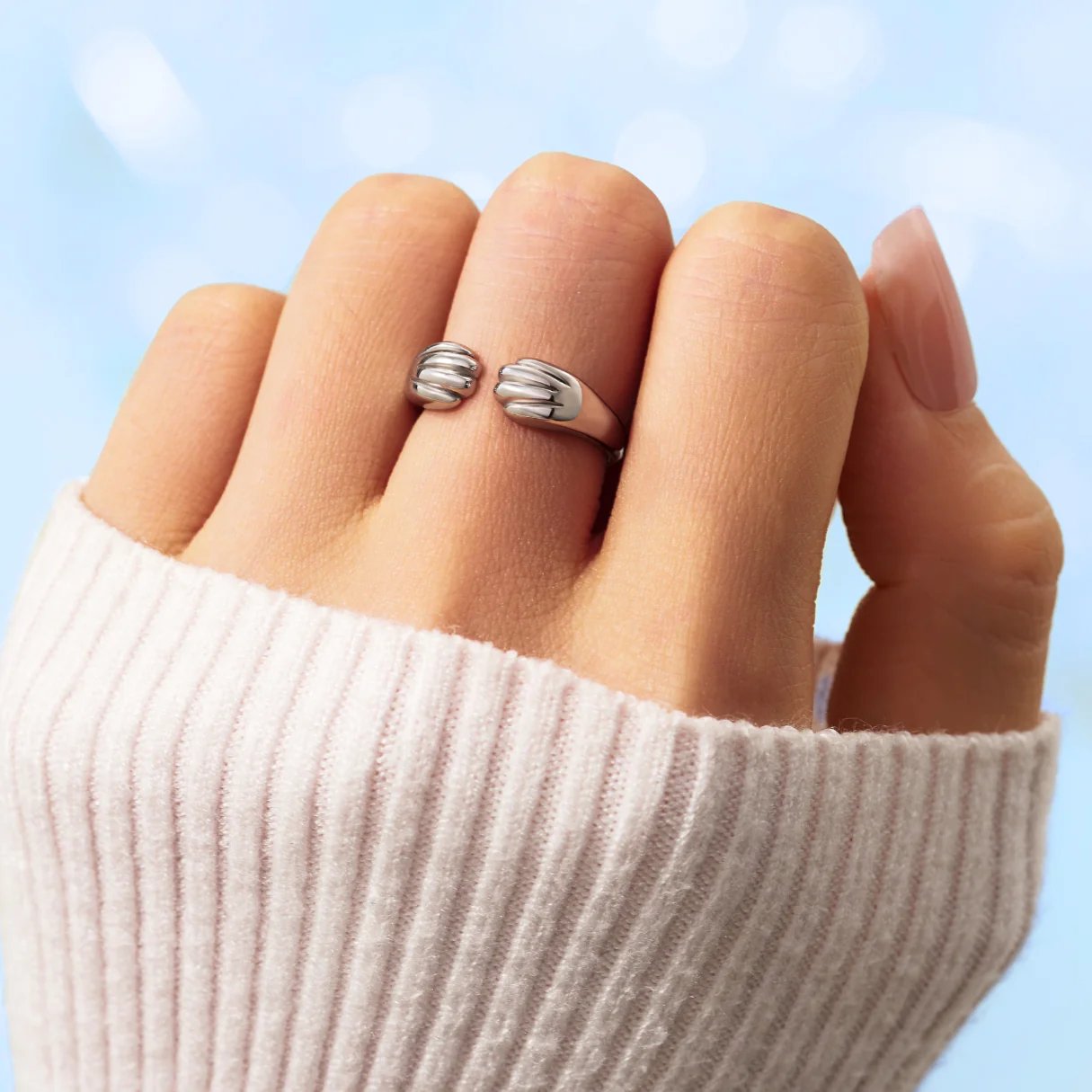 🔥New Adjustable Opening Paw Print Ring💍