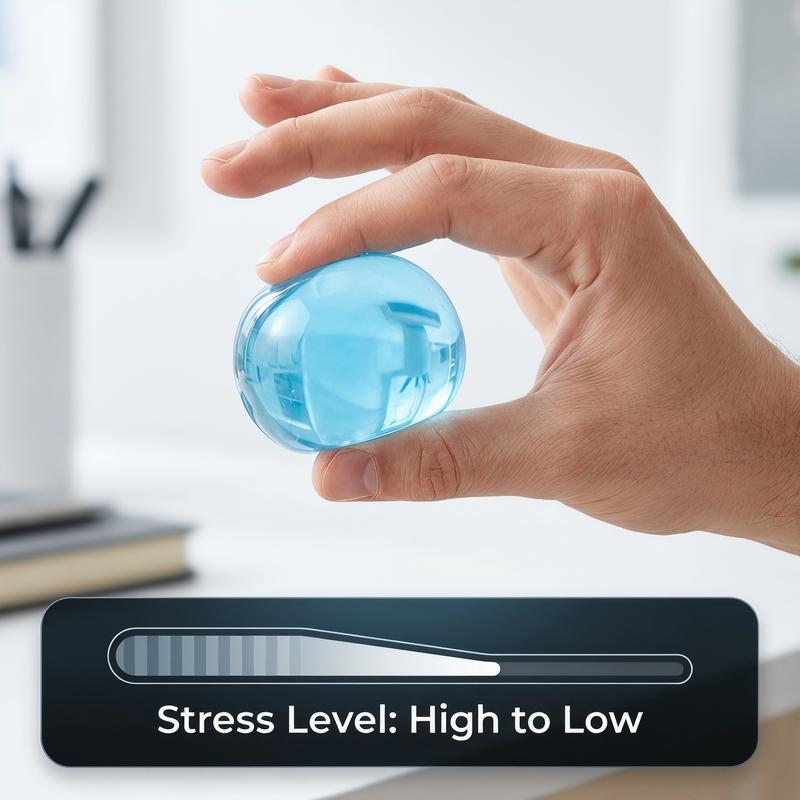 6cm Coconut Oil Stress Relief Squeezable Toy