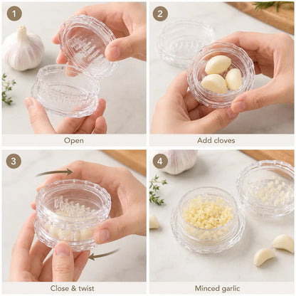 🔥Buy 1 get 1 free for a limited time .Clear Manual Garlic Twister and Ginger Mincer Tool
