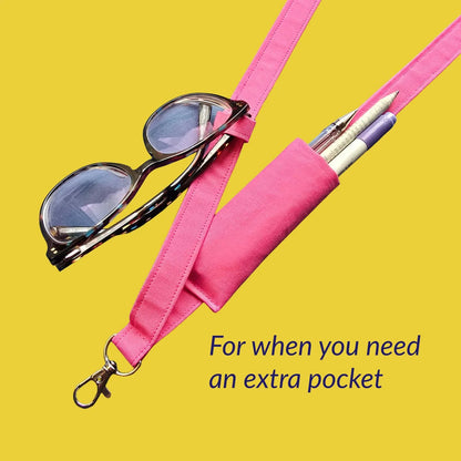 👩‍🏫NEW UPGRADED Plain Fabric Pen Lanyards