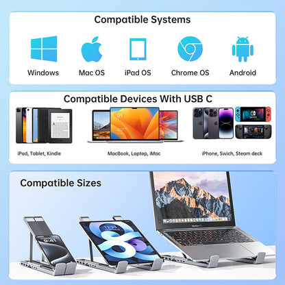 🔥 8-in-1 USB-C Laptop Stand💻