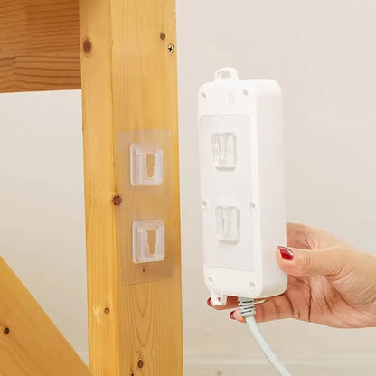 💕⚡10/30/50 pairs Wall Hooks Hanger Double Sided Adhesive Suction Cup Sucker Kitchen Bathroom Wall Storage Holder Organizer
