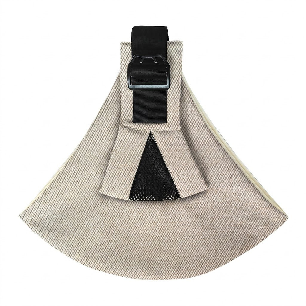Stylish Houndstooth Side-Carry Baby Carrier