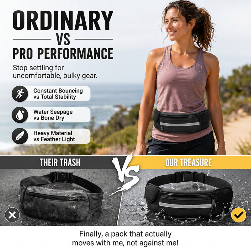 👟Running  Sports Jogging Portable Outdoor Phone Holder Waterproof Belt Bag