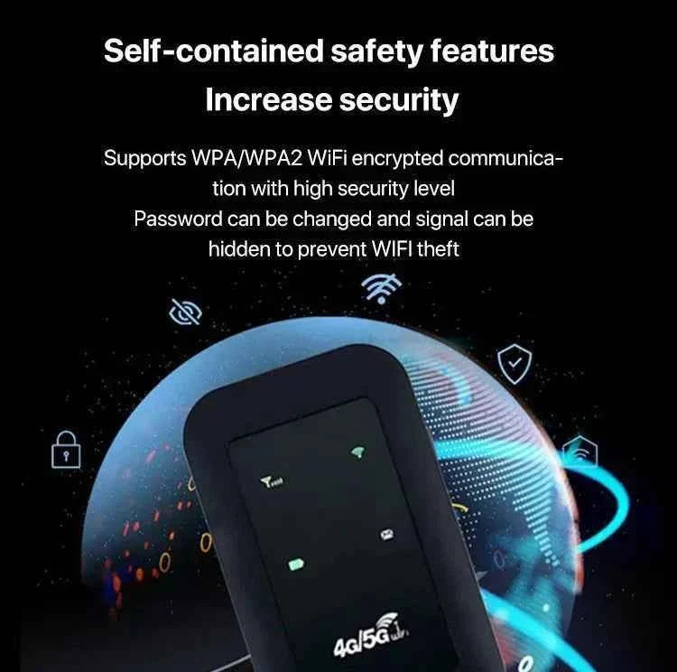 📶 Pocket WiFi – Ready in Seconds No Setup. No Hassle. Just Connect.