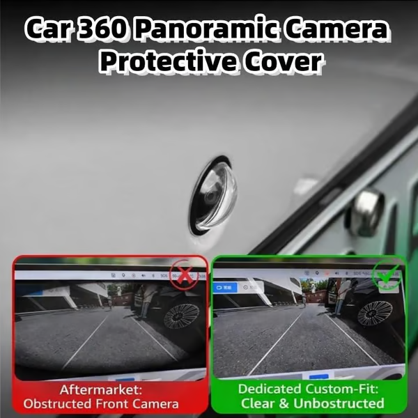 🔥Buy 1 Get 1 Free🔥360° Panoramic Dash Cam Lens Shatterproof Protective Cover — Clear, Weatherproof, Anti-Glar— Suitable for all car models (2PCS/BOX)