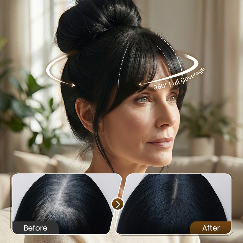 🎁 Limited Time Half Price - Seamless Clip-In Hair Topper 🥰