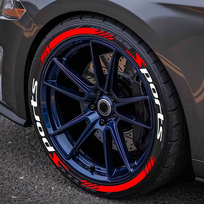 Limited Time Buy 1 Get 1 Free & 4Pcs 3D Car Tire Stickers – Waterproof Universal Wheel Decals | Motorcycle Auto Exterior Accessories