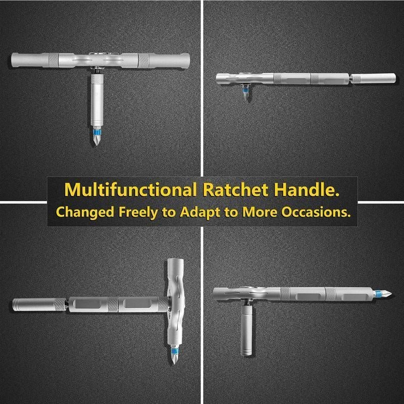 🔥LAST DAY SALE 46% OFF🔥24 in 1 DlY Screwdriver Set Magnetic Compact and Portable Ratchet Screwdriver