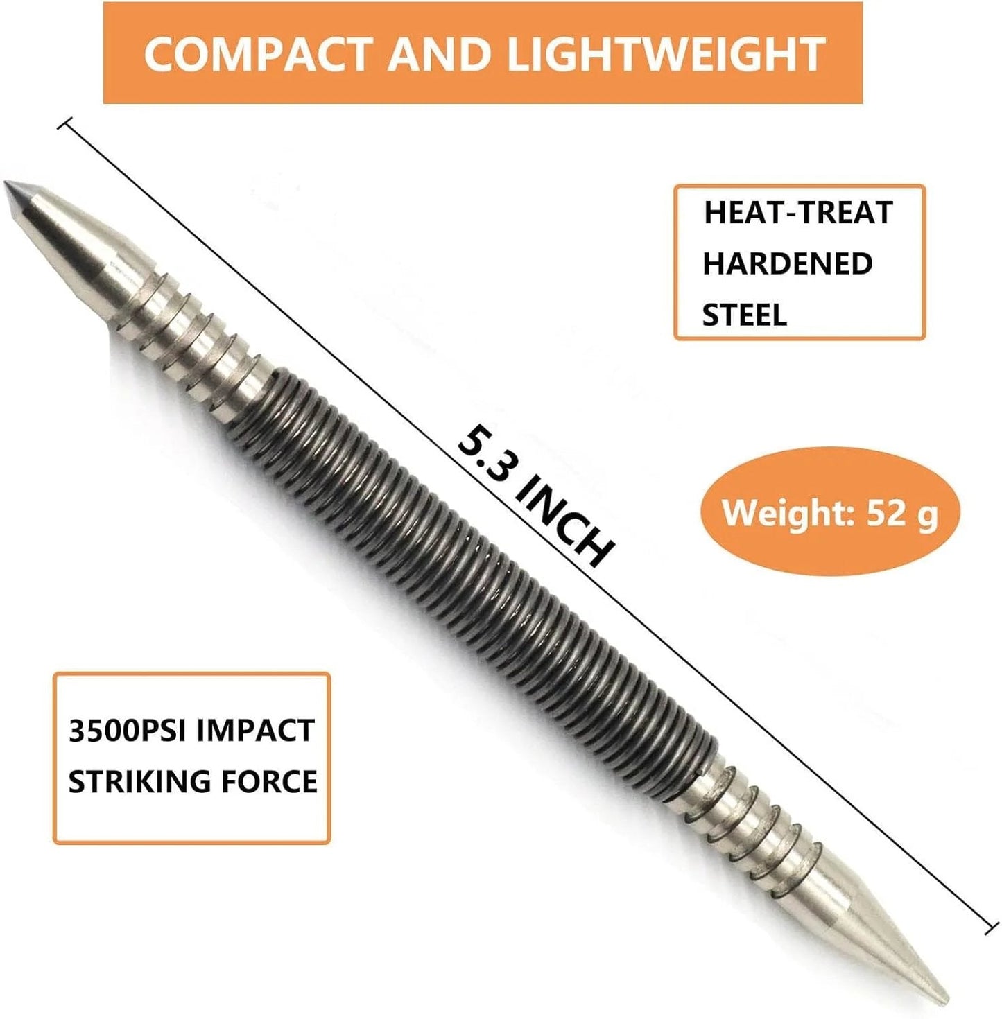 Spring Tool Nail.No more hammering, which can damage Hammerless Nail.