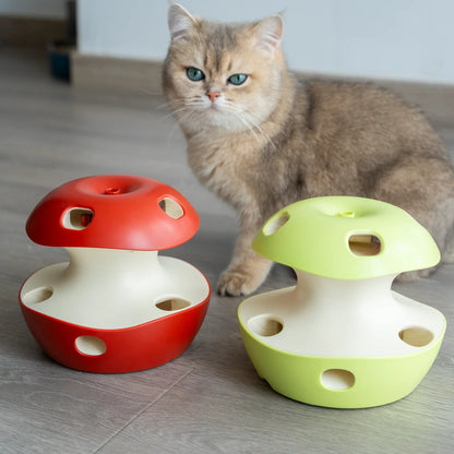 🎯 🍎 Interactive Apple Cat Toy – Fun Prey Play for Curious Kitties!✨🐾