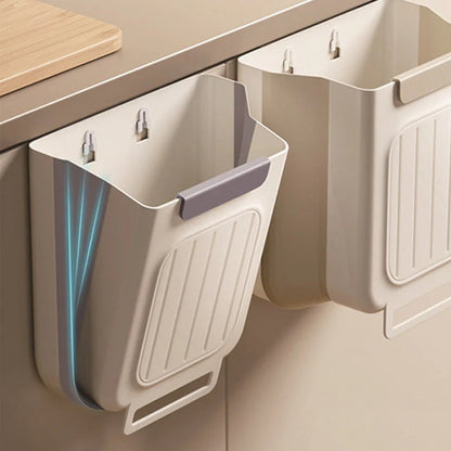 Multipurpose Hanging Collapsible Trash Can for Kitchen