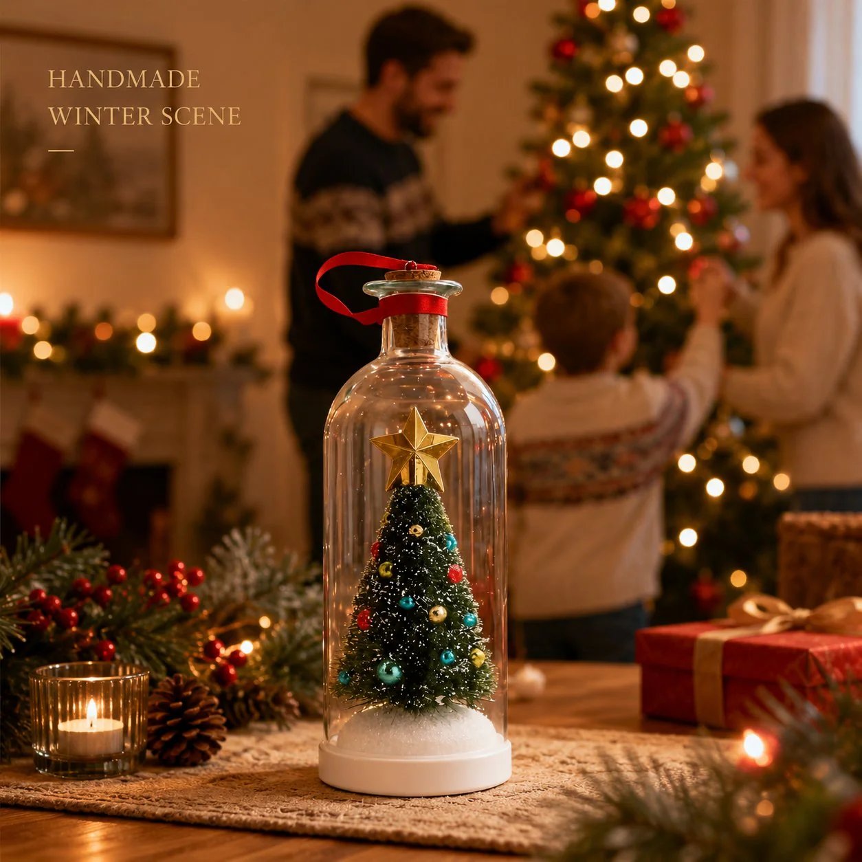 🎁🔥Mr. Christmas Christmas Tree Message In A Bottle🎁