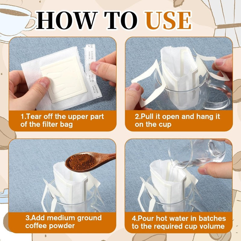 Secure Hanging Ear Coffee Filters