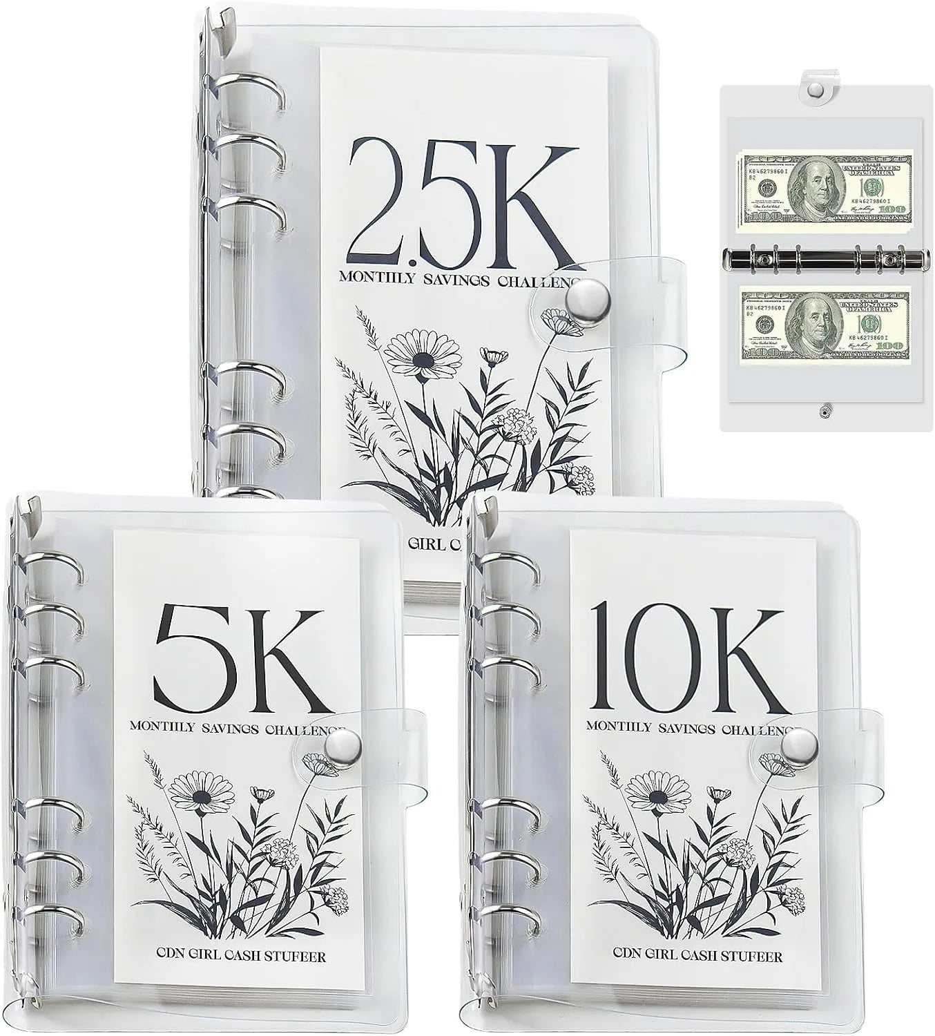 📢📢49% OFF !! ⏰💰 12-Month Envelopes Money Saving Challenge Binder