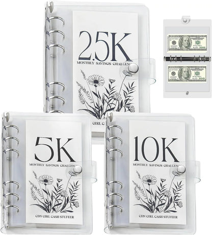 📢📢49% OFF !! ⏰💰 12-Month Envelopes Money Saving Challenge Binder