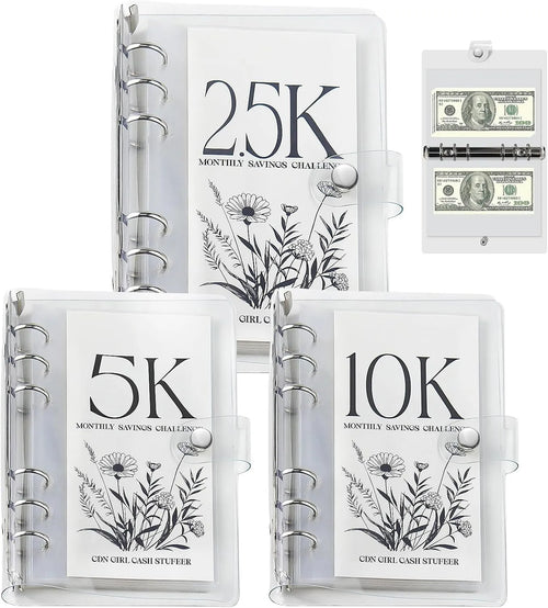 📢📢49% OFF !! ⏰💰 12-Month Envelopes Money Saving Challenge Binder