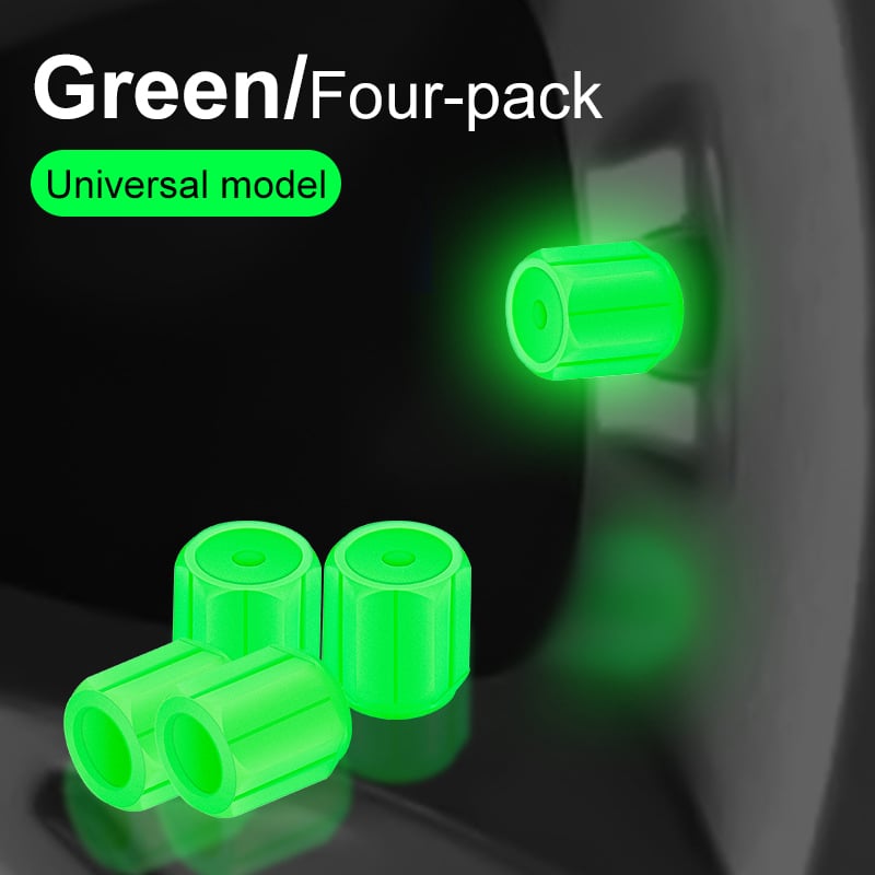 🔥🚗Glow-in-the-Dark Tire Caps 💡