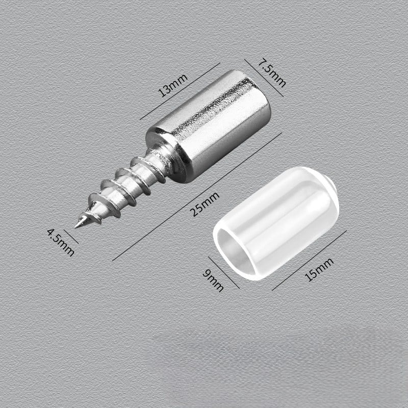 Metal Screw-In Shelf Pegs