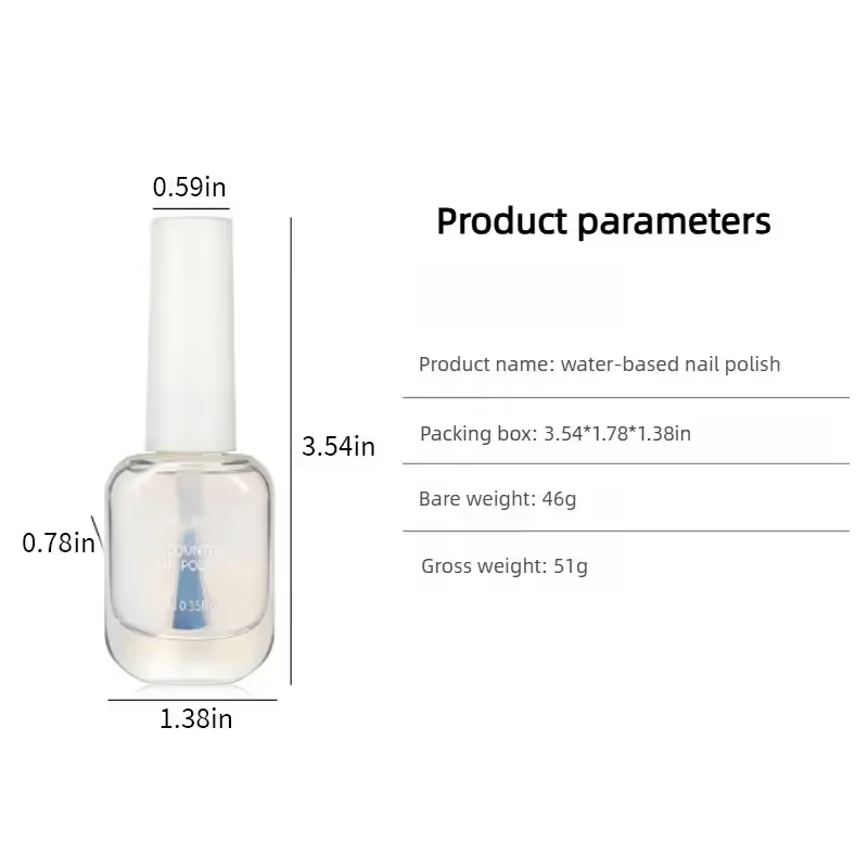 📢📢49% OFF !! ⏰🔥 ENCOUNTER Water-Based Nail Polish – Safe, Breathable & Easy to Remove