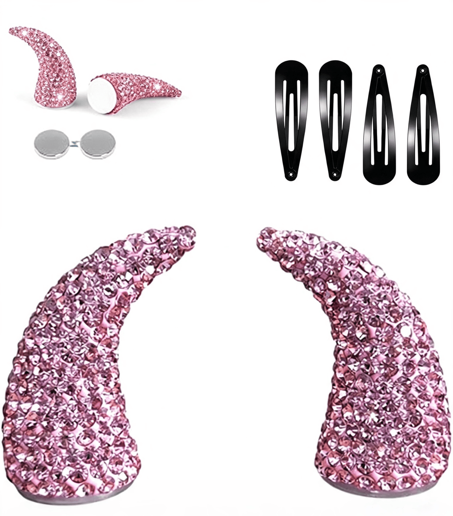 💥 LAST DAY 49% OFF - 😈✨ Cute Sparkle Magnetic Devil Horns