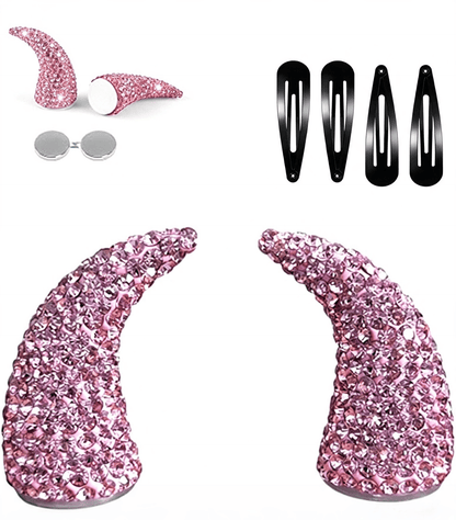 💥 LAST DAY 49% OFF - 😈✨ Cute Sparkle Magnetic Devil Horns