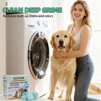 ⚡50K+ SOLD!🔥🔥SOPAMI Eco-Friendly Washing Machine Cleaner Fights Pet Odors