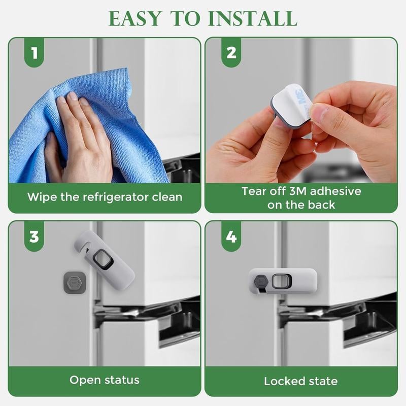 Proof Refrigerator Lock
